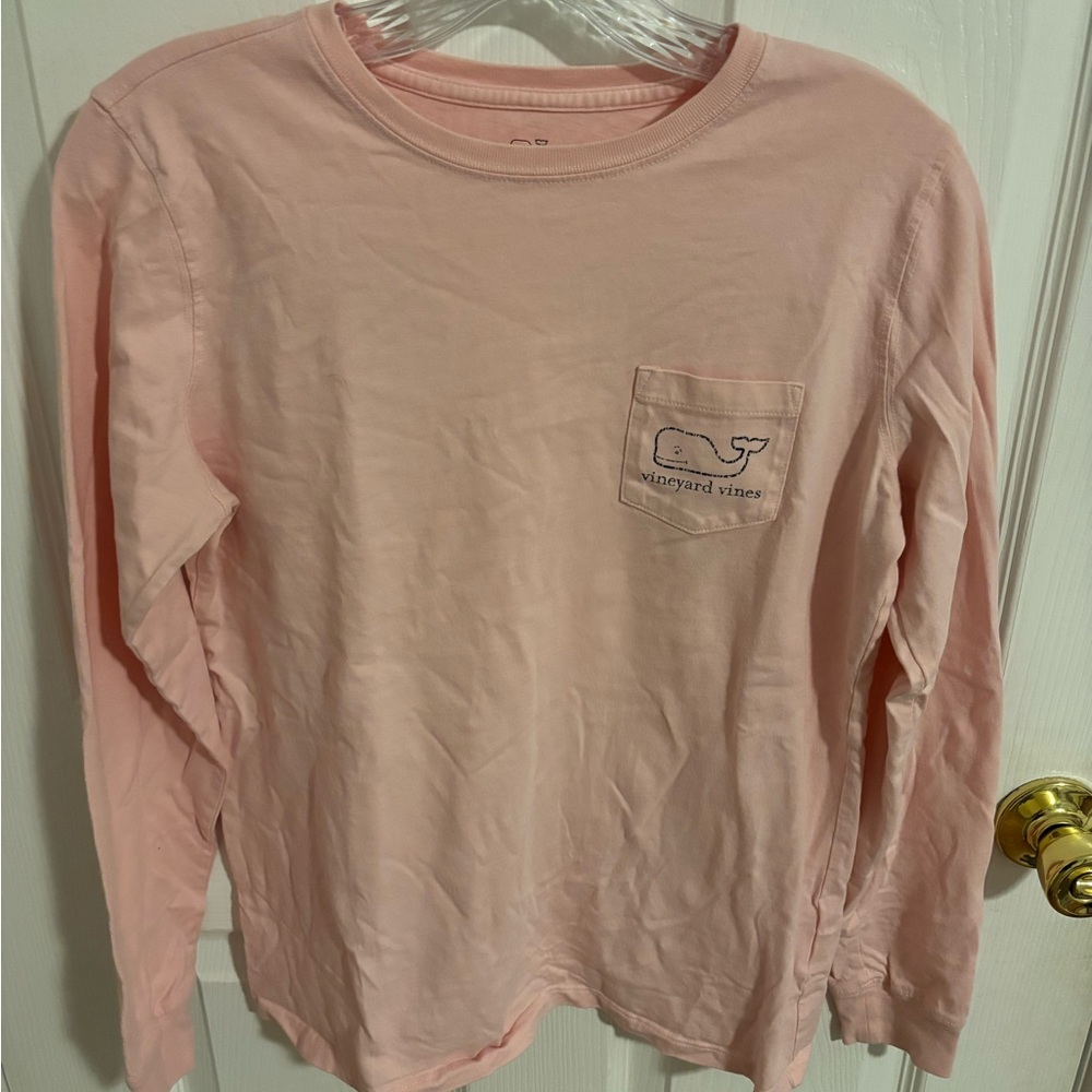 Vineyard Vines Pink Long Sleeve Shirt